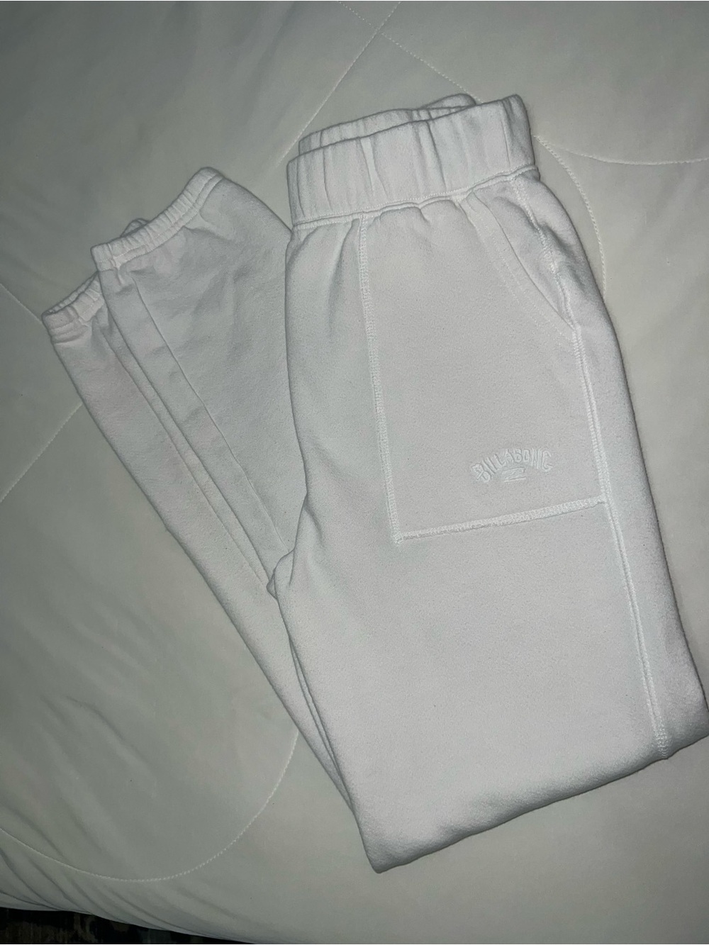 Billabong high waisted White Jogger Sweatpants